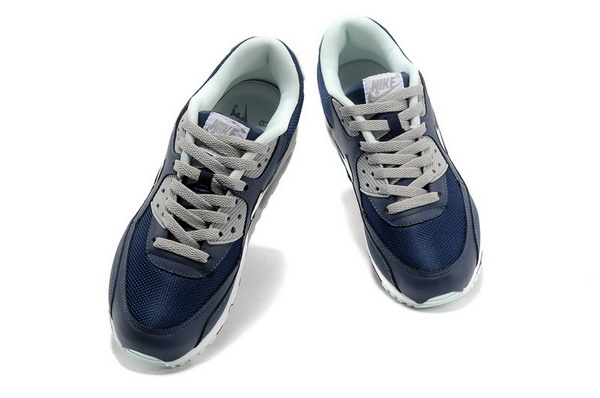 Air Max 90 Mens Shoe Navy Blue / Grey / White