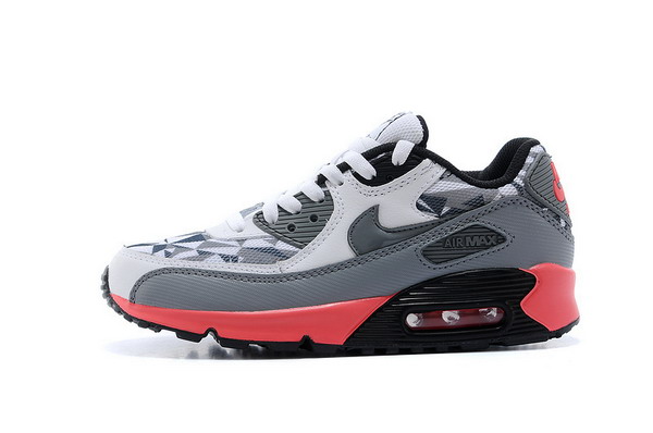 Air Max 90 Mens Shoe White / Grey / Pink