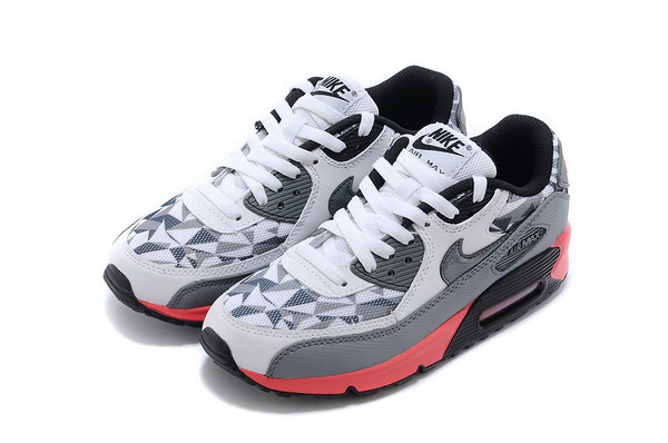 Air Max 90 Mens Shoe White / Grey / Pink