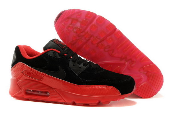 Air Max 90 Mens Shoe Black / Red