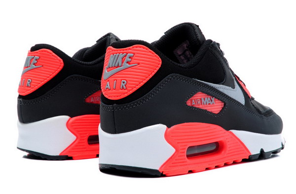 Air Max 90 Mens Shoe Black / Red / White