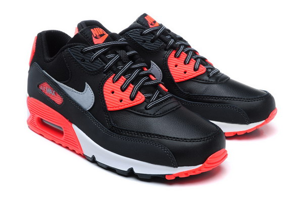 Air Max 90 Mens Shoe Black / Red / White