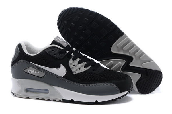 Air Max 90 Mens Shoe Black / Grey / White