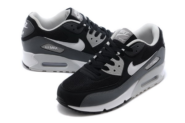 Air Max 90 Mens Shoe Black / Grey / White