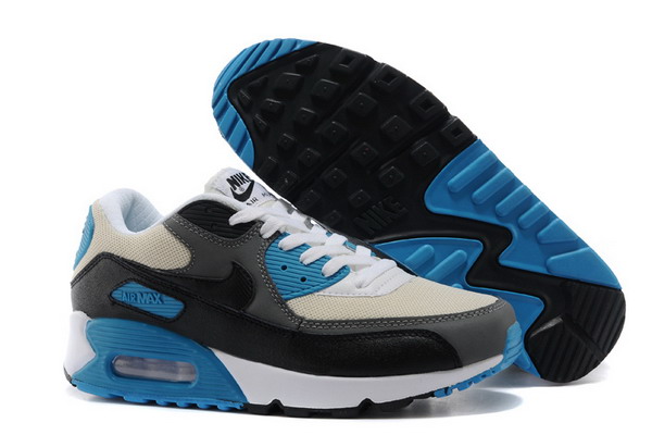Air Max 90 Mens Shoe Cool Grey / Black / White / Blue