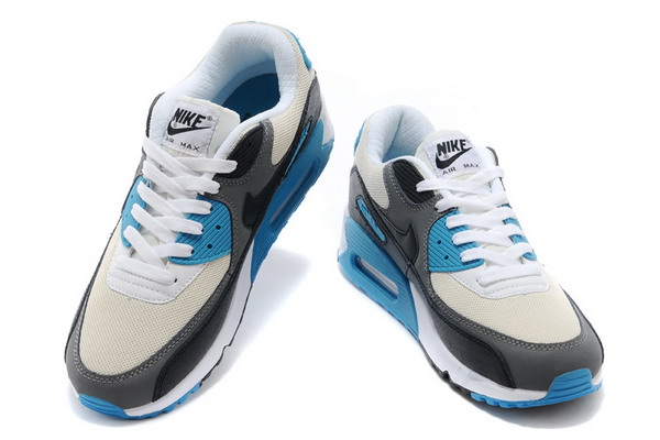Air Max 90 Mens Shoe Cool Grey / Black / White / Blue