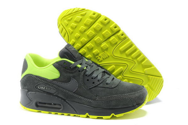 Air Max 90 Premium Womens Shoe Dark Grey / Green