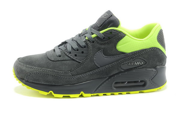 Air Max 90 Premium Womens Shoe Dark Grey / Green