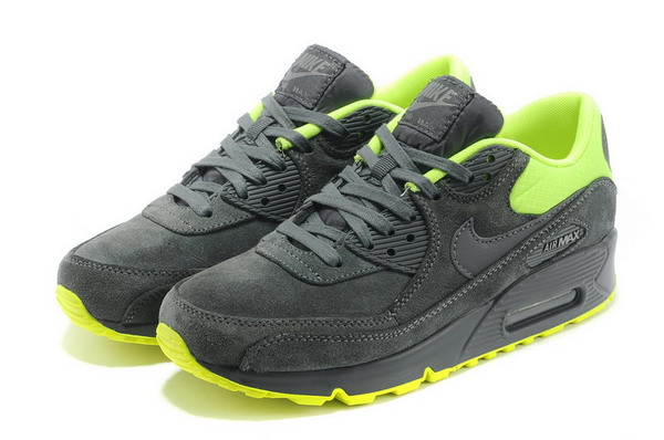 Air Max 90 Premium Womens Shoe Dark Grey / Green