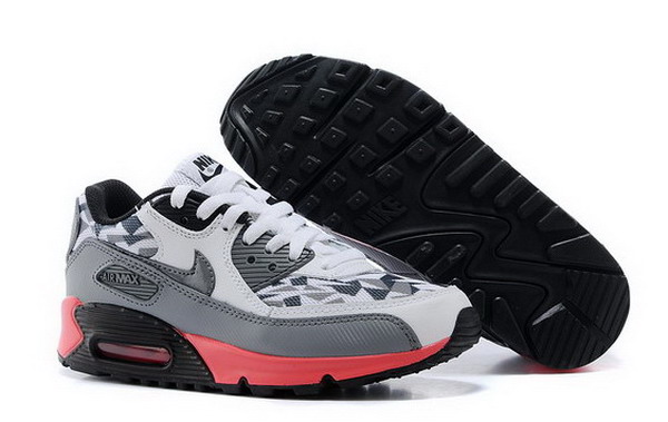 Air Max 90 Womens Shoe White / Grey / Pink