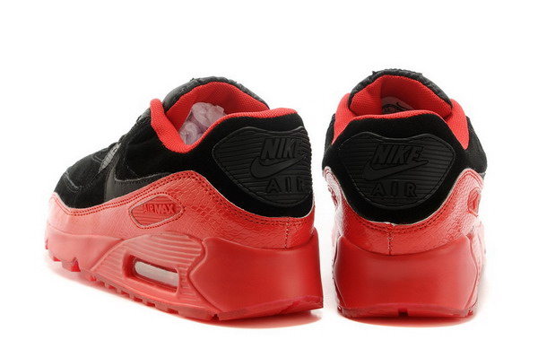 Air Max 90 Womens Shoe Black / Red