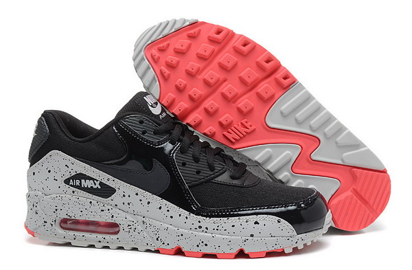 Air Max 90 Womens Shoe Black / White / Pink