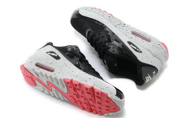 Air Max 90 Womens Shoe Black / White / Pink