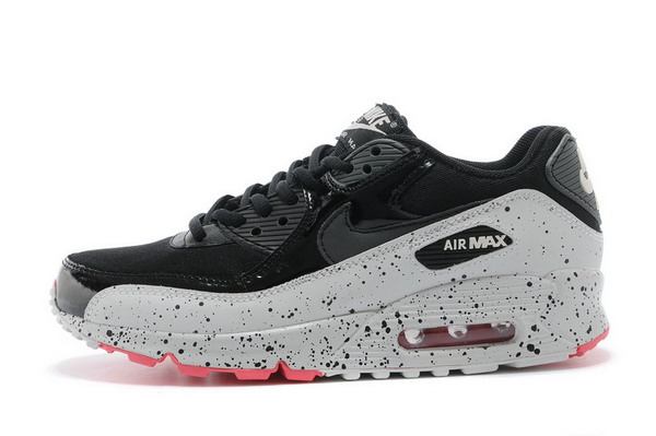 Air Max 90 Womens Shoe Black / White / Pink