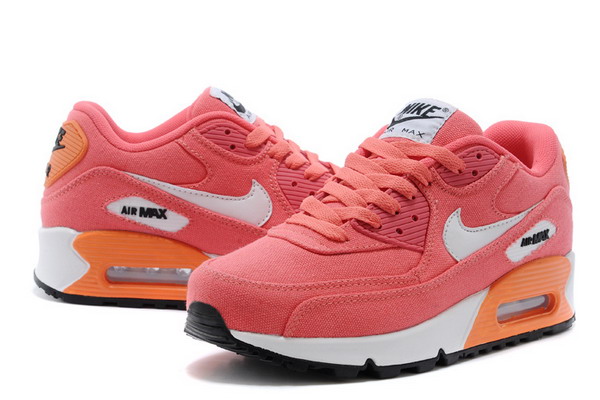 Air Max 90 Womens Shoe Pink / White / Orange