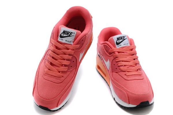 Air Max 90 Womens Shoe Pink / White / Orange