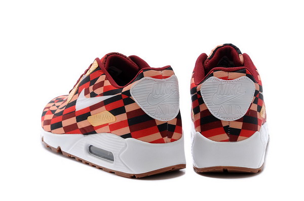 Air Max 90 Womens Shoe Pink / Red / Black / White