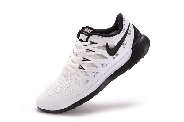 Nike Free 5.0+ Mens Running Shoes White / Black