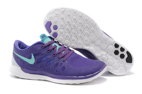 Nike Free 5.0+ Mens Running Shoes Purple / White / Blue