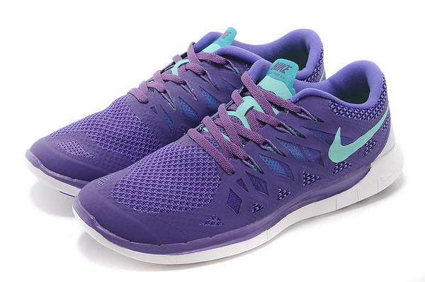 Nike Free 5.0+ Mens Running Shoes Purple / White / Blue