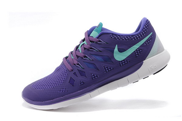 Nike Free 5.0+ Mens Running Shoes Purple / White / Blue