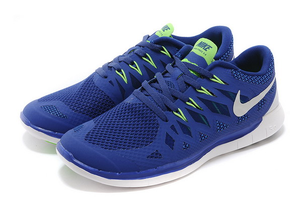 Nike Free 5.0+ Mens Running Shoes Royal Blue / White