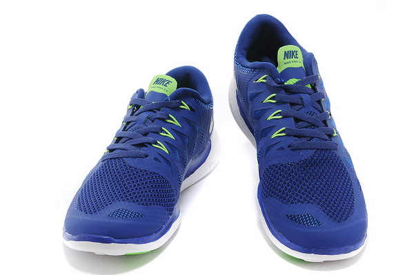 Nike Free 5.0+ Mens Running Shoes Royal Blue / White