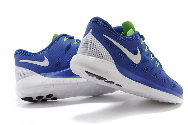 Nike Free 5.0+ Mens Running Shoes Royal Blue / White