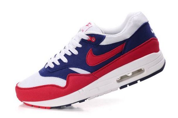 Nike Air Max 1 Mens Midnight Navy/Action Red-Neptune Blue