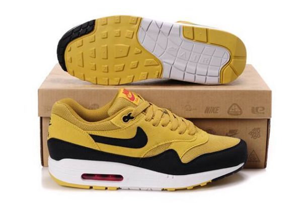 Nike Air Max 1 Mens Canyon Gold/Black-White