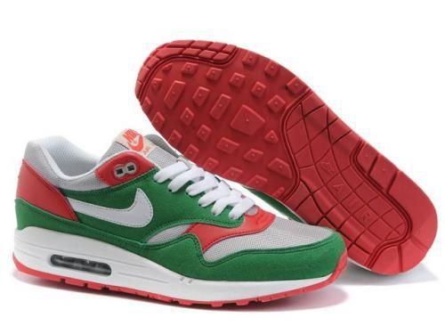 Nike Air Max 1 Mens Lucky Green/White-Red