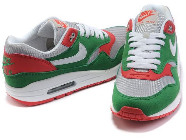 Nike Air Max 1 Mens Lucky Green/White-Red