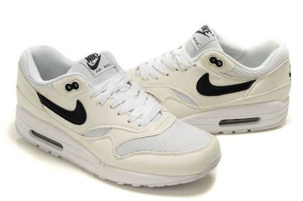Nike Air Max 1 Mens Beige White/Black