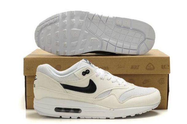 Nike Air Max 1 Mens Beige White/Black