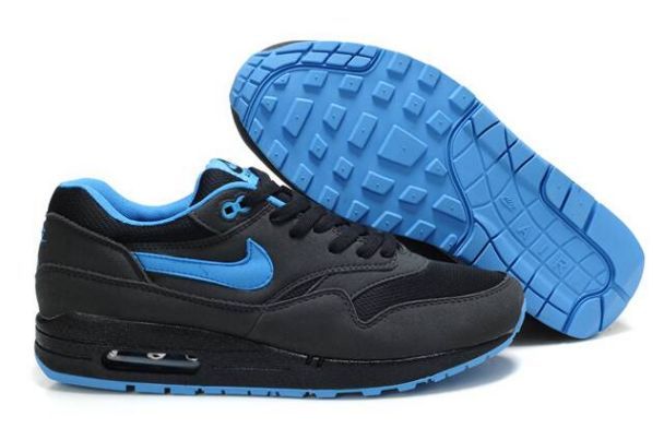 Nike Air Max 1 Mens Anthracite/Black-University Blue