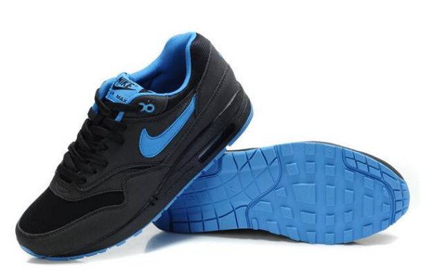 Nike Air Max 1 Mens Anthracite/Black-University Blue