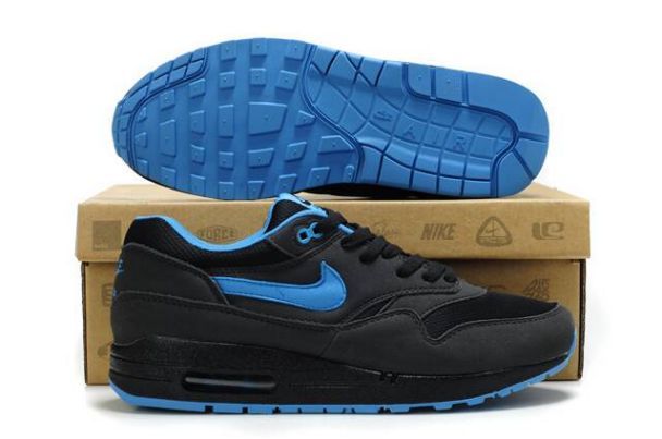 Nike Air Max 1 Mens Anthracite/Black-University Blue