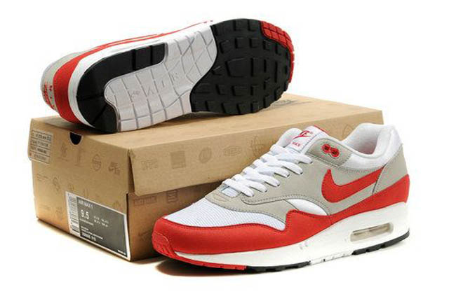 Nike Air Max 1 Mens OG White/Red