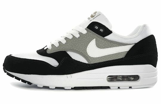 Nike Air Max 1 Mens Grey/White-Black