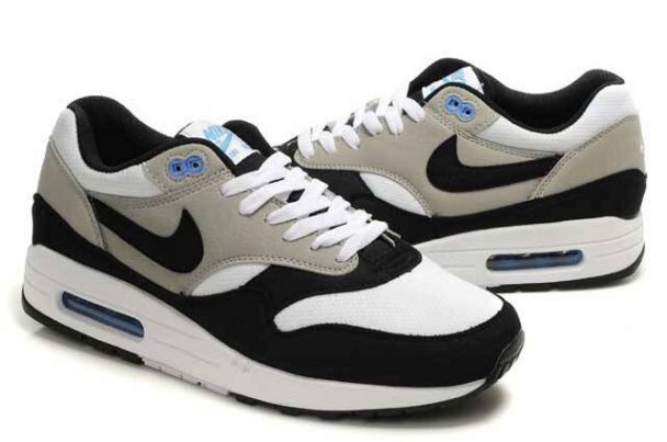 Nike Air Max 1 Mens Grey/White-Black