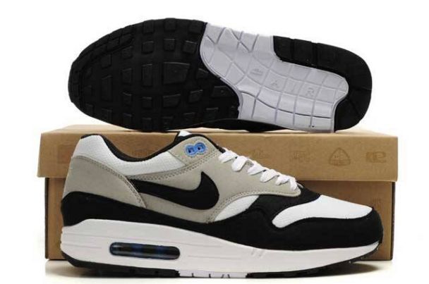 Nike Air Max 1 Mens Grey/White-Black