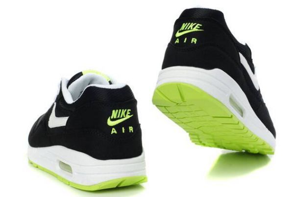Nike Air Max 1 Mens Black/White-Green
