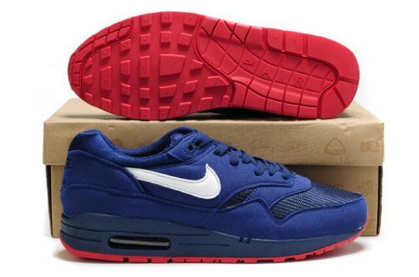 Nike Air Max 1 Mens Navy/White-University Red
