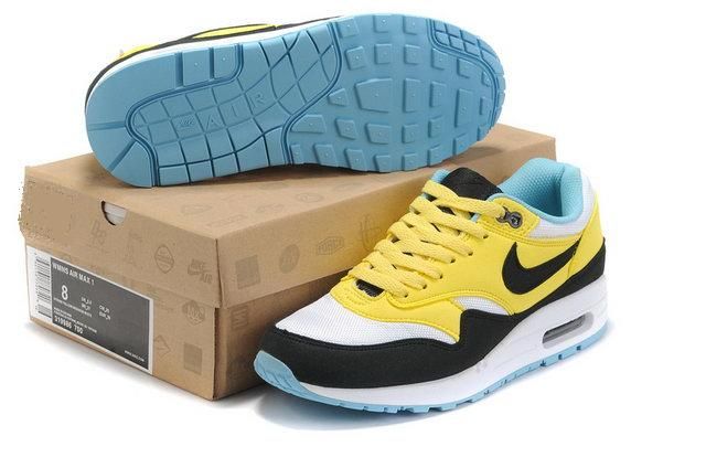 Nike Air Max 1 Womens Citron/White-Turquoise