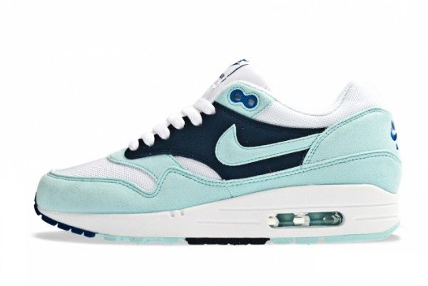 Nike Air Max 1 Womens White Mint Candy Obsidian