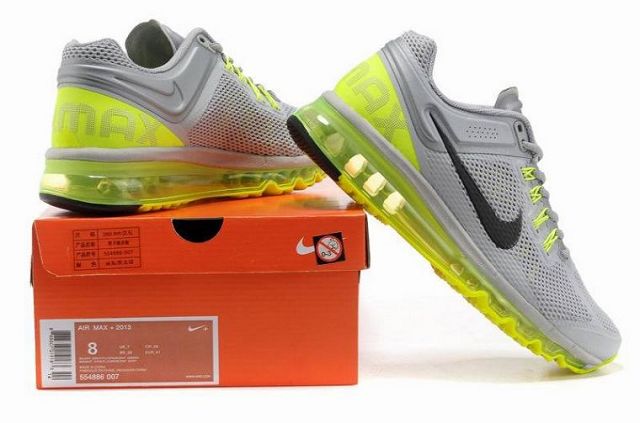Nike Air Max 2013 Mens Cool Grey/Volt Green
