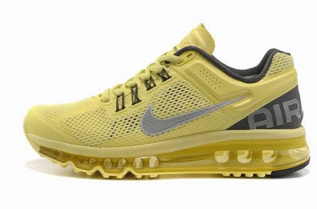Nike Air Max 2013 Womens Yellow/Silver