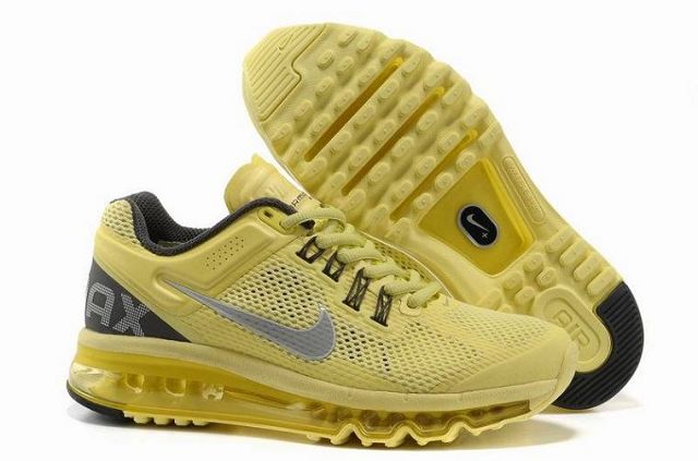 Nike Air Max 2013 Womens Yellow/Silver