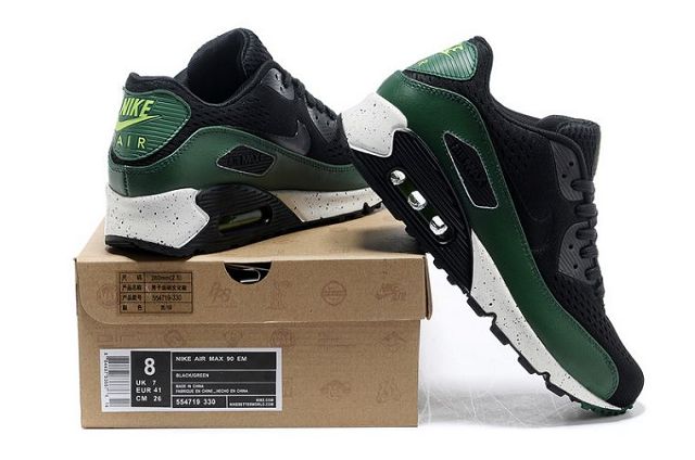 Nike Air Max 90 Premium EM Mens Shoe Black/Green