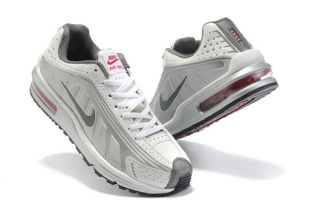 Nike Air Max R4 Mens White Silver Black Red